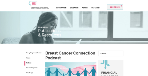 breast cancer connection podcast